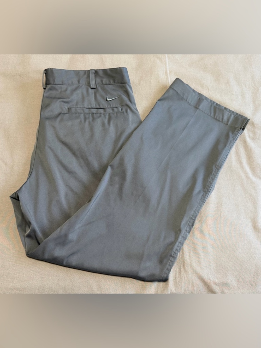 Nike Golf Pants Mens 36x30 Dark Gray Modern Dri Fit Activewear Performance Tech